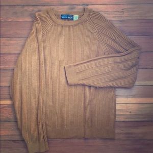 No Gender Mustard Orange large Cozy Sweater